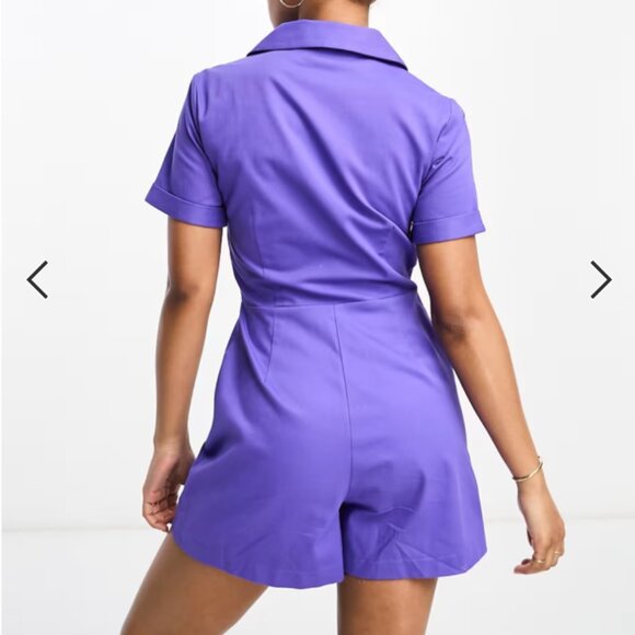 Utility Romper Jumpsuit - Picture 2 of 5